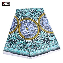 ACI Африканский принт гарантированный настоящий голландский воск полиэстер ткань Анкара воск высокое качество африканская ткань для вечерние платья