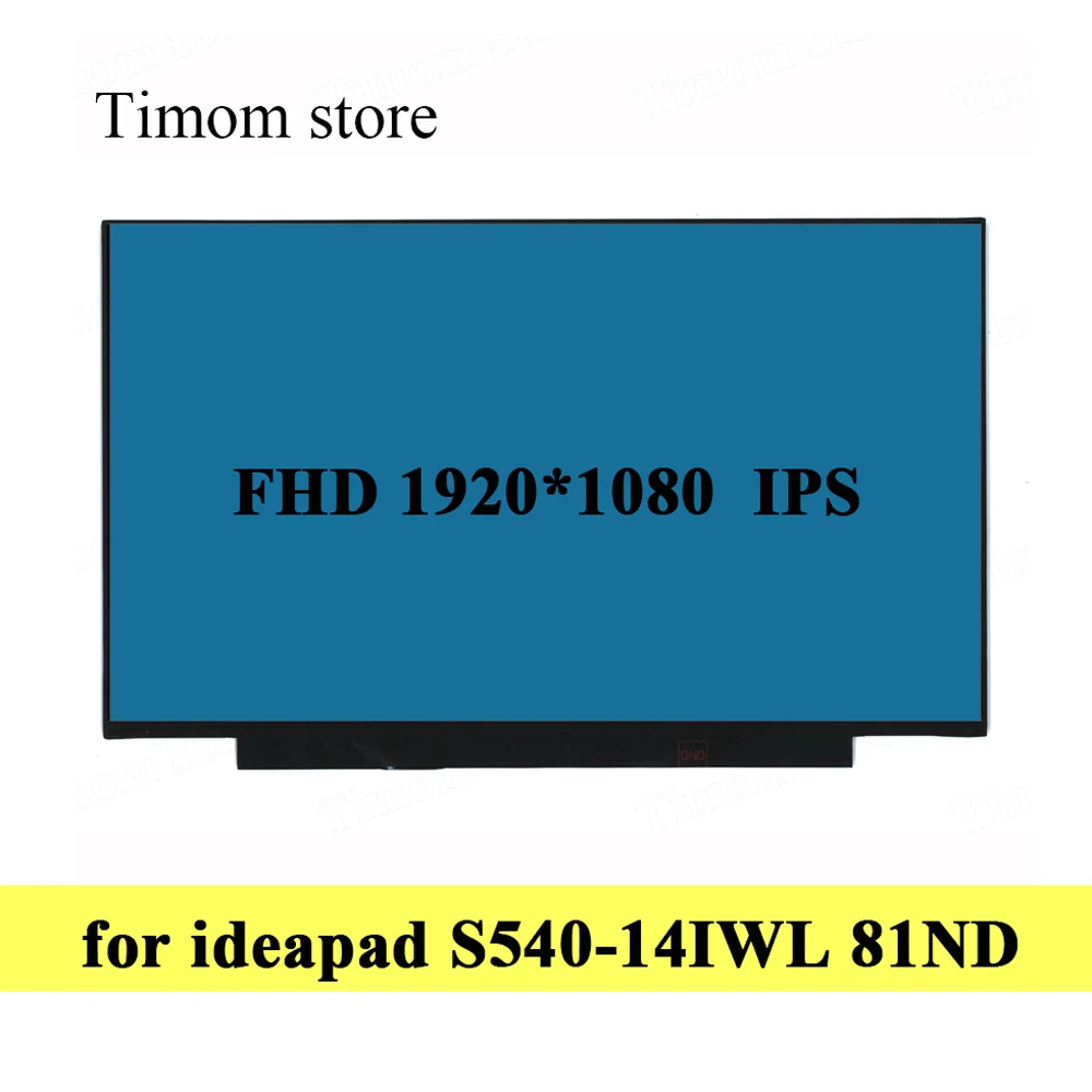 Для S540 14IWL Lenovo ideapad 14 81ND экран ноутбука без сенсорного экрана не резьбовыми
