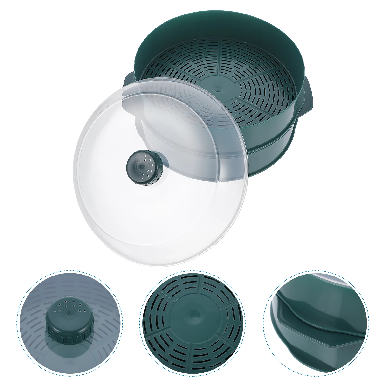 1pc Food Steamer Kitchen Microwave Oven Container Cookware | Дом и сад