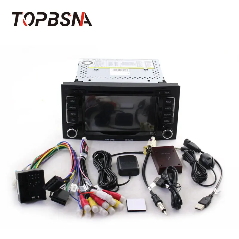 Автомобильный DVD плеер TOPBSNA Android 10 для VW Touareg Multivan T5 2002 2011 Wi Fi автомобильный