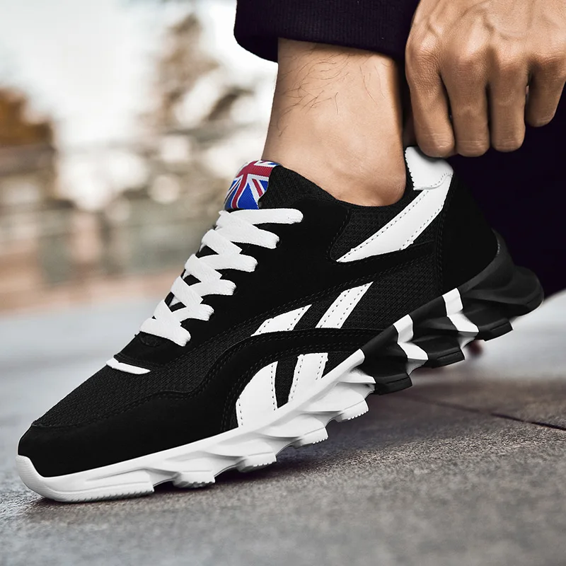 New Blade Men Running Shoes Outdoor Comfortable Jogging Walking Sports Shoes Non-slip Light Shock Absorber Breathable Sneakers