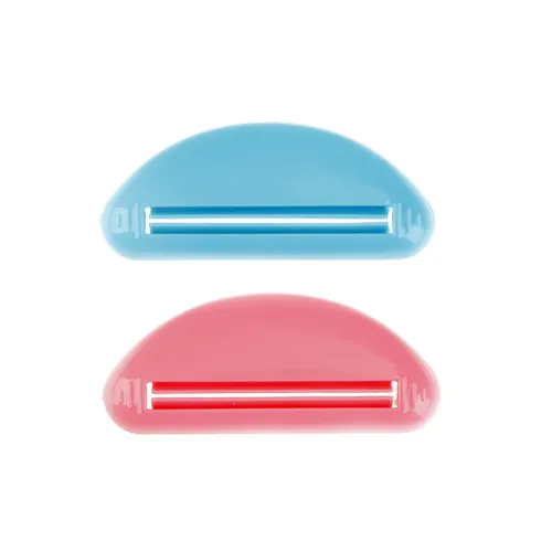 

2PCS Plastic Toothpaste Dispenser Squeezer Sealing Clip Tube Squeezer Toothpaste Squeezer Tool Random Color