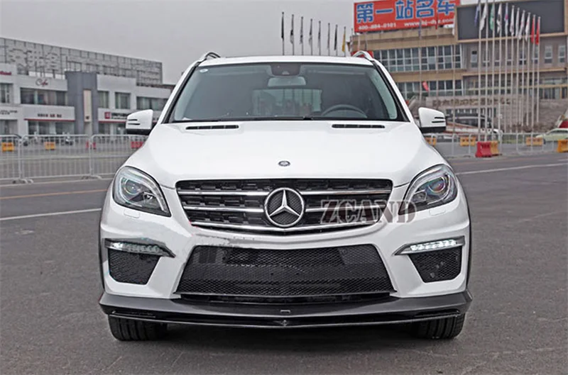 Настоящее углеродное волокно передний спойлер для Benz W166 ML63 2015UP