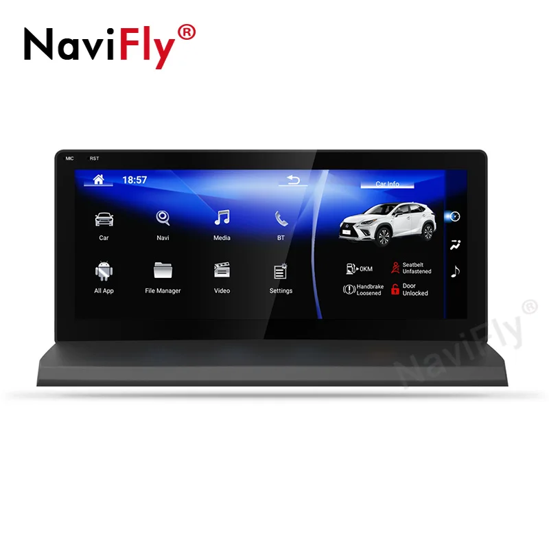 10.25" Android 9.0 For Lexus NX 300h NX300h NX200t GPS Touch Screen Multimedia Player Stereo Autoradio navigation original style