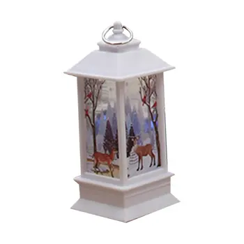 

Halloween Christmas wind lantern candlestick lamp night light Old man snowman desktop ornaments decorations