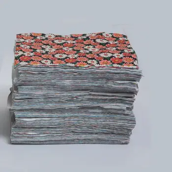 

10Pcs 25x25cm Elastic Printed Cloth Mouth Mask DIY Material Patchwork For Halloween Christmas