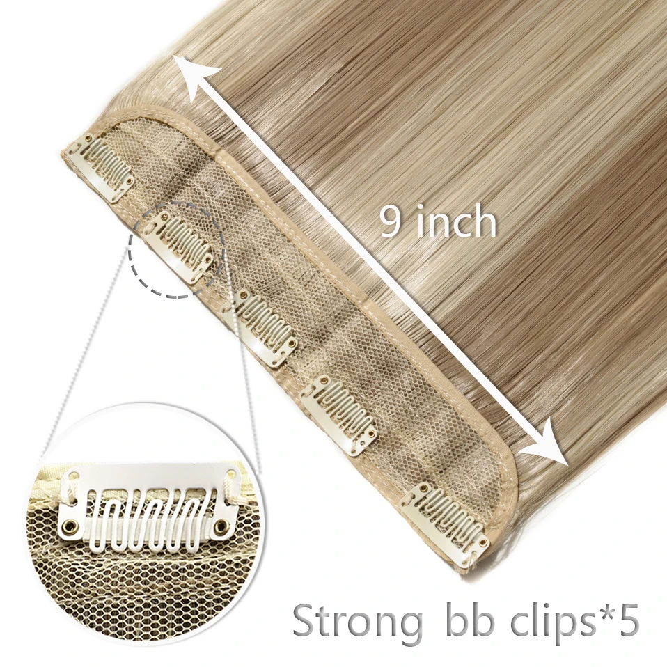 SNOILITE 26 ''Длинные прямые 5 зажимов в одной части для наращивания волос