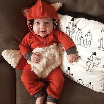 

New Spring Winter 0-18M Newborn Baby Clothes Casual Fashion Jumpsuit Baby Cute Cartoon Long Sleeve Kids Toddler