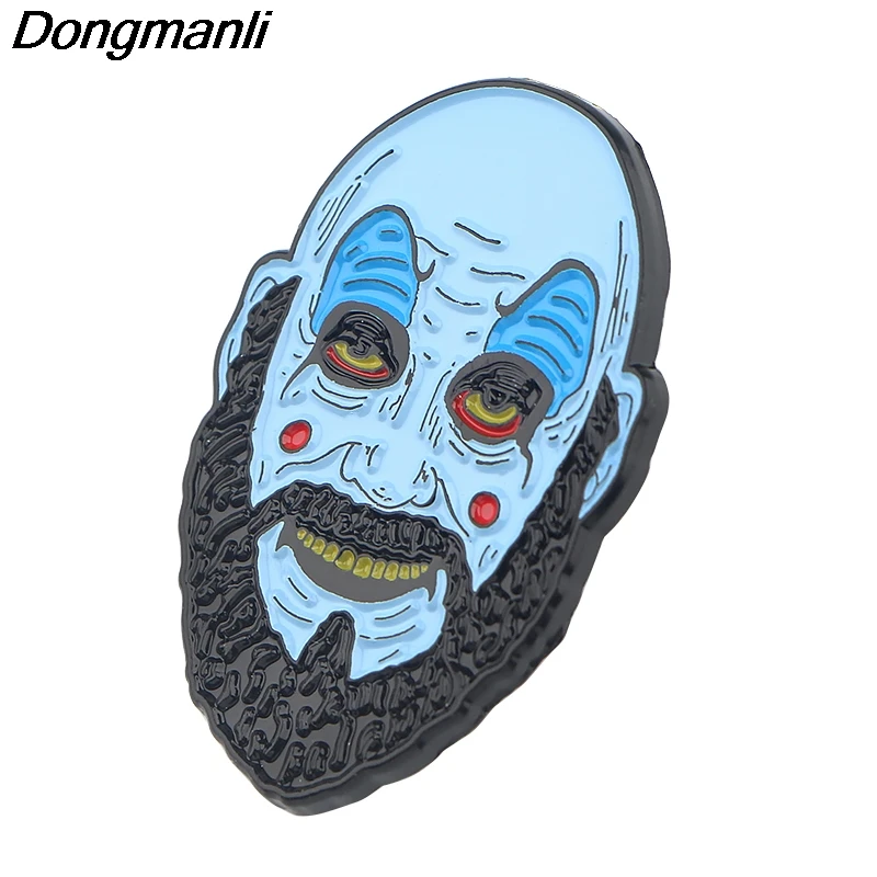 P4223 Dongmanli Captain spaulding металлические эмалированные булавки и броши для женщин модные нагрудные булавки рюкзак сумки значок подарки
