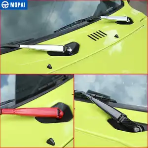 Image 5 - MOPAI için Styling profiller Jimny JB74 araba ön cam sileceği dekorasyon kapak Suzuki Jimny 2019 2020 aksesuarları