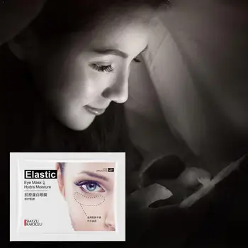 

WH 10pcs Collagen Elastic Eye Mask Patch Remove Dark Whitening Eye Moisturizer Eye Eyes Care Anti Aging Serum Bags Circles S5M3