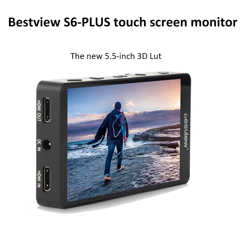 US $141.11 Bestview Desview S6 Plus 1080P Monitor 55 Inch 3D LUT Full Touch Screen Field FHD 4K signal Dslr Camera For Caonon Nikon Sony