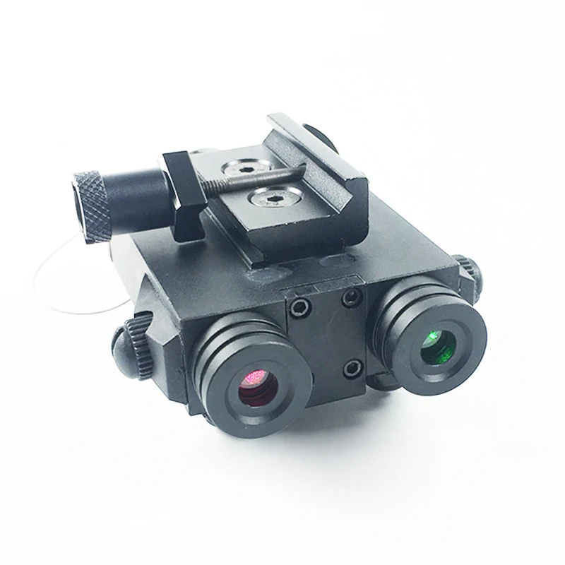 

Hunting tactical military adjustable dual beam laser sight combo visible green/red laser with invisible infrared IR laser