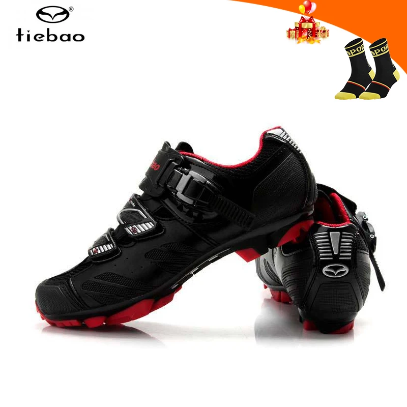 

Tiebao sapatilha ciclismo mtb mountain bike shoes breathable self-locking outdoor cycling shoes men women riding bicycle shoes