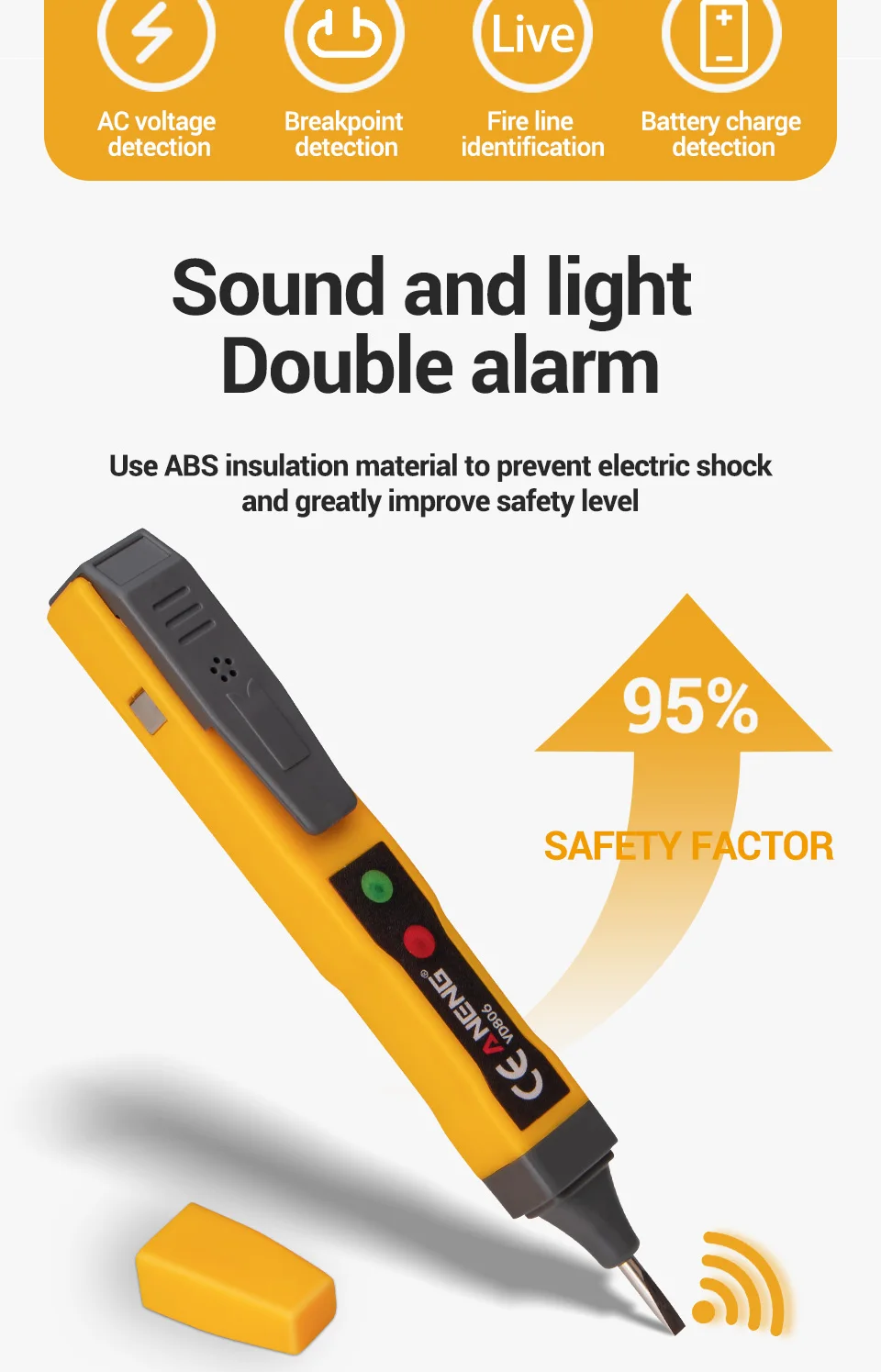 Commercial Electric LED AC/DC Voltage Tester PT8922R The Home Depot atelieryuwa.ciao.jp