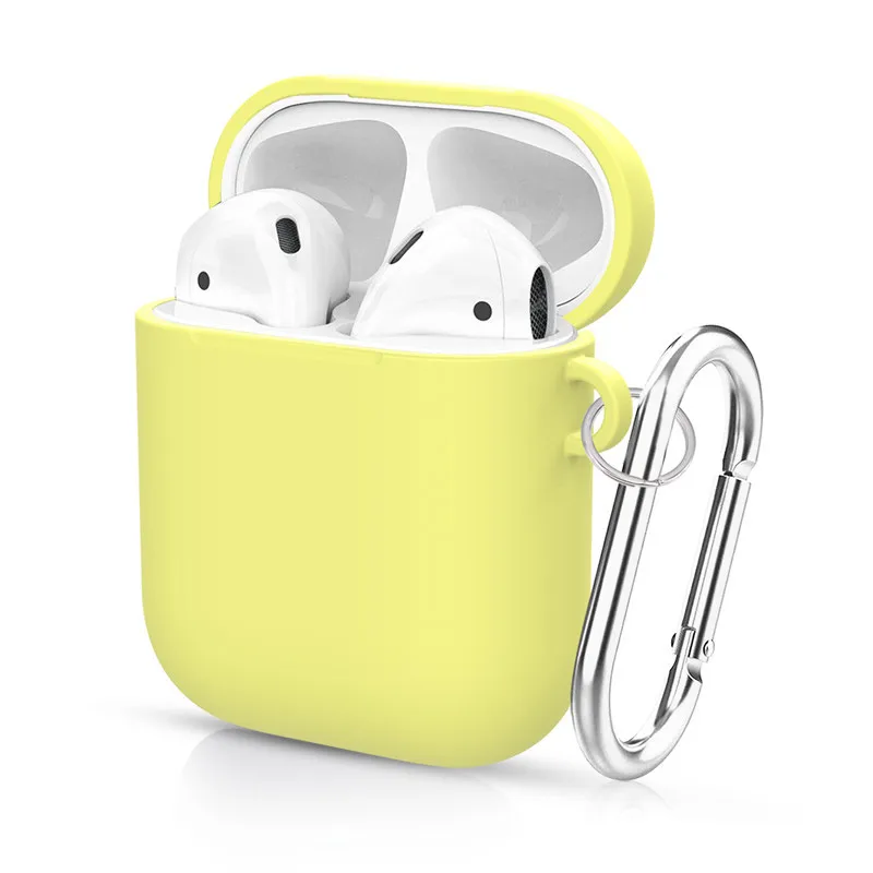 Силиконовый наушник из ТПУ чехол для Apple Airpods противоударный чехол для Apple AirPods 2 и 1 Charing Box Air Pods защитный чехол