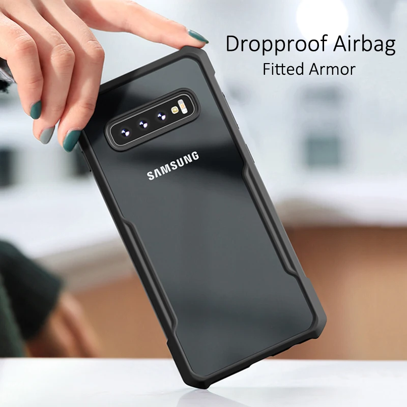 Для samsung Galaxy S10 S10+ S10e чехол для телефона XUNDD Роскошные прозрачные подушки безопасности противоударный задний Чехол для Galaxy Note 10 Plus чехол Capa