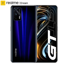 Original Realme GT 5G Cell Phone 6.43inch 120Hz Super AMOLED Snapdragon 888 Android11 64MP 4500Mah 65W Flash Charge Smartphone