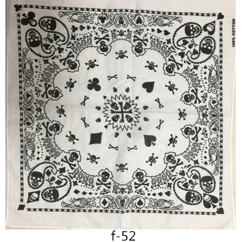 A Lot of Style Punk Hip-hop Headwear Can Choose 100% Cotton Paisley Bandanas Foulard Neckerchief Square Scarf for Women/Men/Boys male scarf