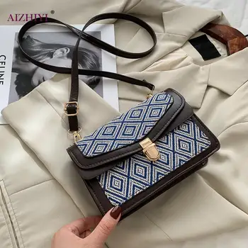 

Female PU Leather Ethnic Style Shoulder Handbags Fashion Envelope Crossbody Bags Popular Simple Female Daily Bag