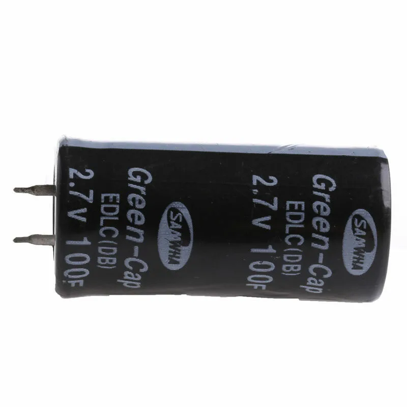 2,7 V супер конденсаторы 100F фарад ультра 2 шт большой ток разряда электрические компоненты черный