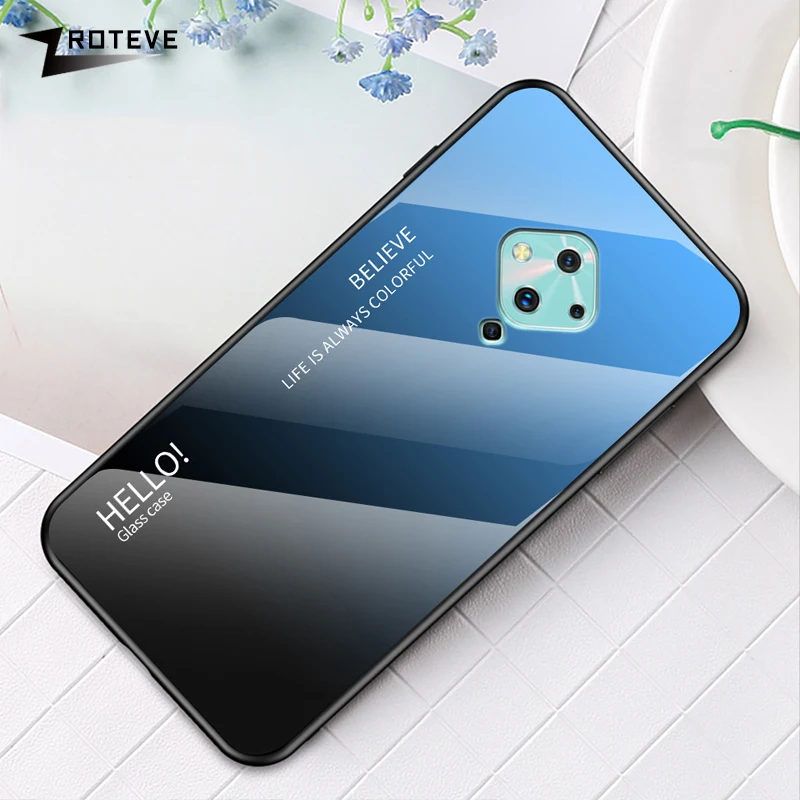Y67 Y75 Y79 Y85 чехол Zroteve силиконовый Стекло ЧЕХОЛ ДЛЯ VIVO V11I V11 V15 V17 S1 Pro Чехол задняя