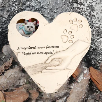 

1Pc Photo Frame Sweet Desk Heart Shape Home Table Dog Frame Ornament Frame Photograph Frame Picture Frame Cat Frame
