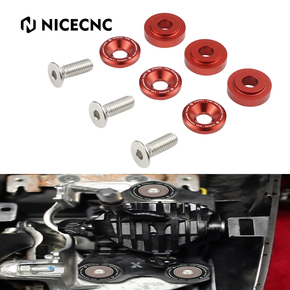 Nicecnc 3pcs Shifter Base Bushings Kits For Honda Civic 20062011
