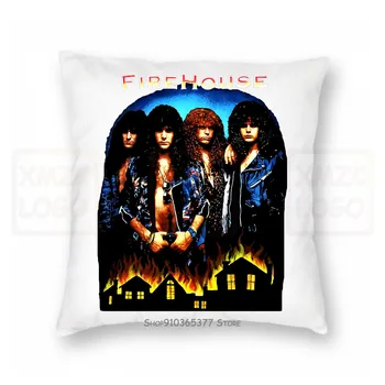 

1992 Firehouse Reprint Black Vintge Cotton Men Pillow case E130 Women Men