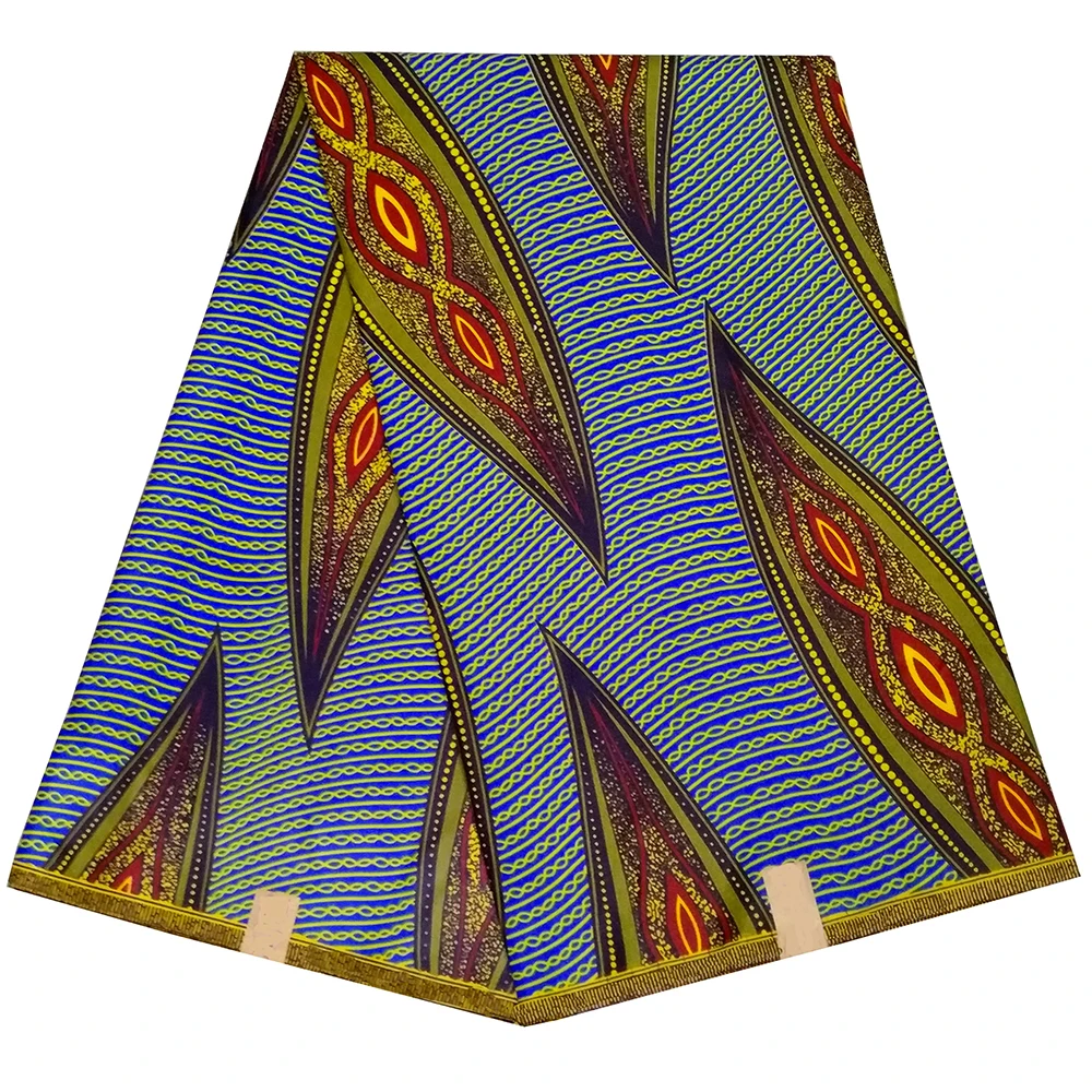 

2019 New African Traditional Gothic Printed DIY Wax Fabrics Guarantees Veritable Wax African Fabric
