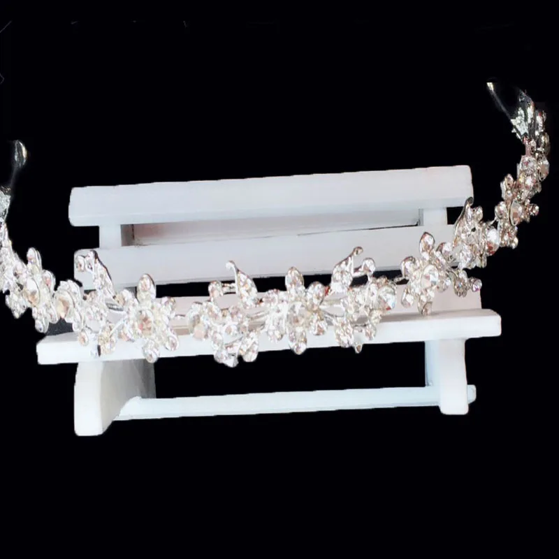 Стиль невесты Аксессуары барокко свадьба корона корейский стиль принцесса головной убор свадебное платье Фото аксессуары