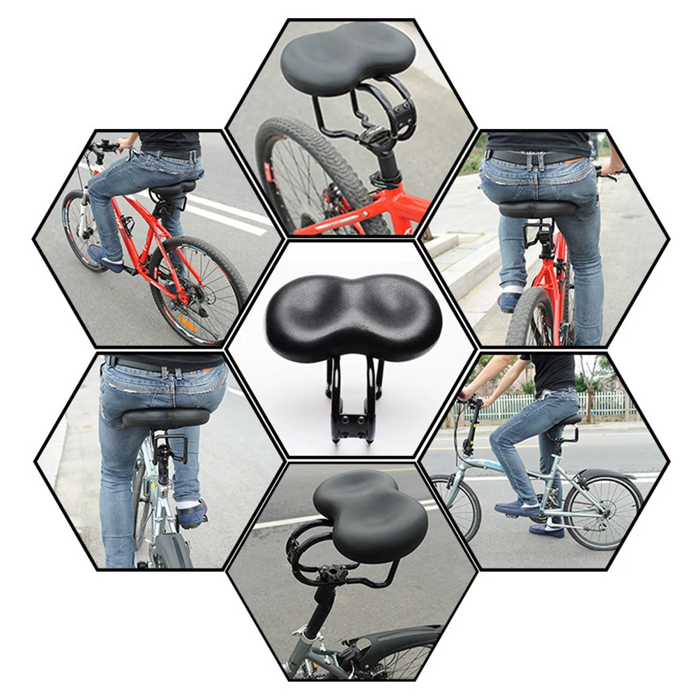 Горный велосипед сиденье из искусственной кожи дорожный гибкий большой ...