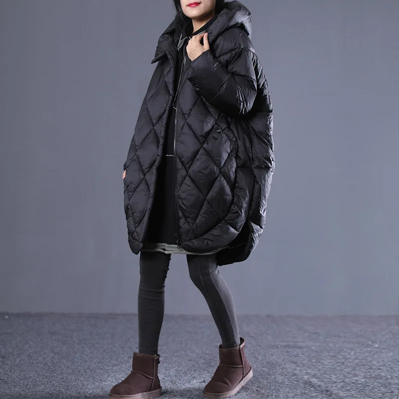 SuperAen, зимняя Новинка, корейский стиль, теплые парки, пальто для женщин, свободные, размер Pluz, дикие парки, пальто с капюшоном, Хлопковая женская одежда
