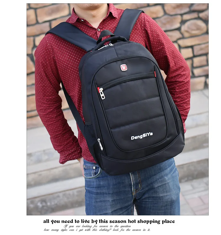 Manufacturer new casual shoulder bag male business computer bag outdoor sports travel backpack Oxford cloth