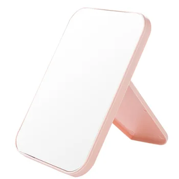 

Makeup Mirror Folding HD Rectangular Table Mirror Desktop Simple Dressing Portable Vanity Makeup Mirror