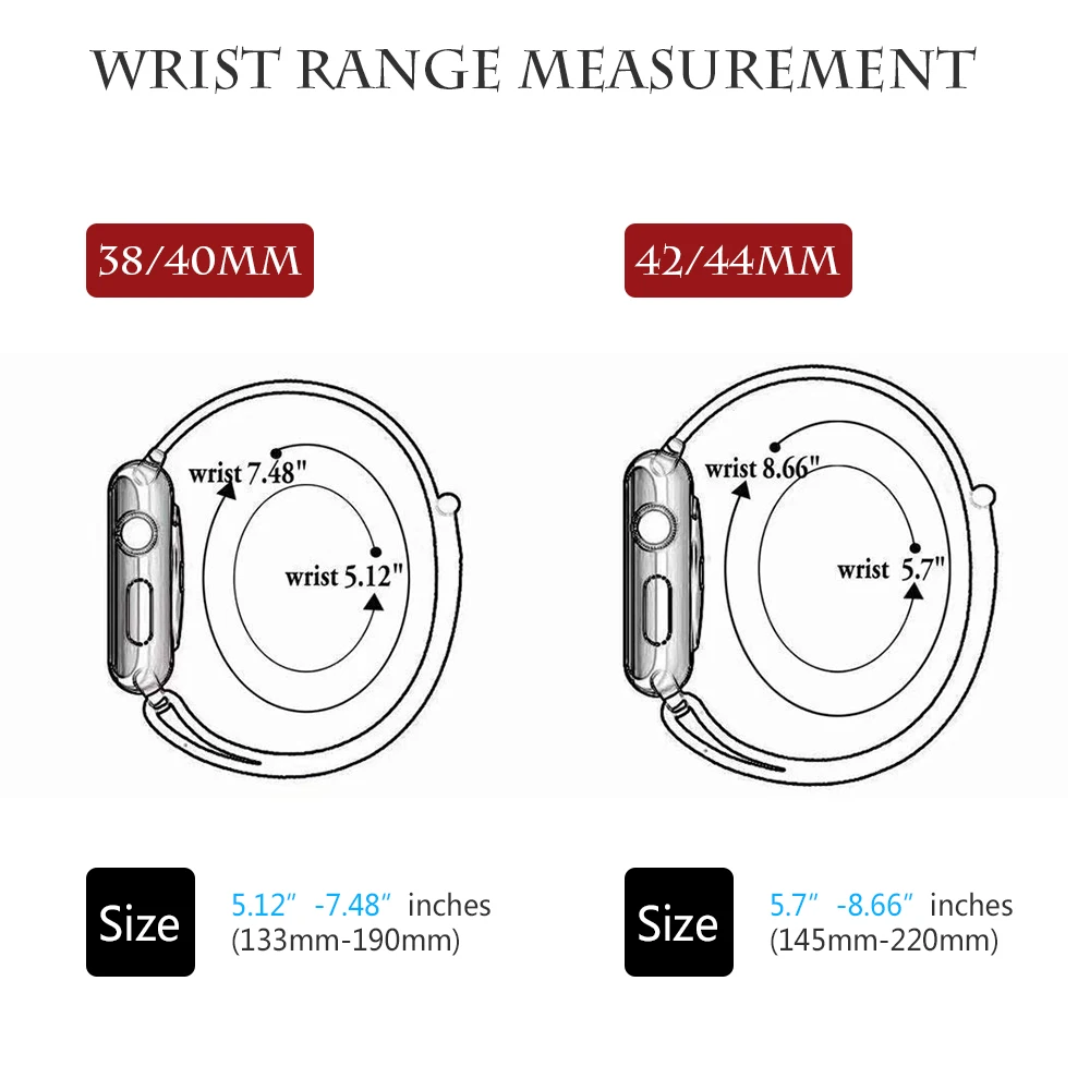 Нейлоновый спортивный бесшовный мягкий для наручных часов iwatch серии 4/5/3/2/1 дышащий замена ремешок для наручных часов Apple Watch 38 мм/40 мм/42 мм/44 мм