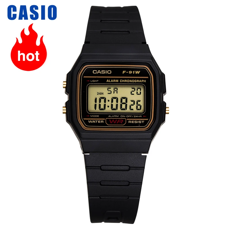 Casio Watch Klasik Vintage Elektronik F 91WG 9Q|Digital Jam Tangan| -  AliExpress