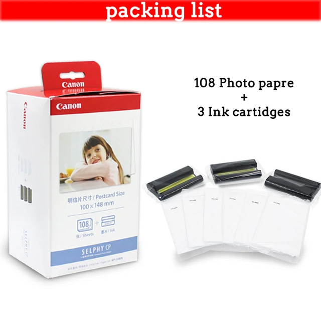 Canon Selphy Cp1300 Paper Cassette  Canon Selphy Cp1300 Paper Ink - 108in  3 High - Aliexpress