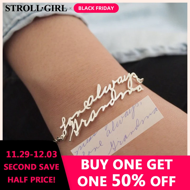 SG 925 Серебряный персонализированный браслет на заказ с любой буквой и именем модные браслеты для женщин Подарки горячая распродажа