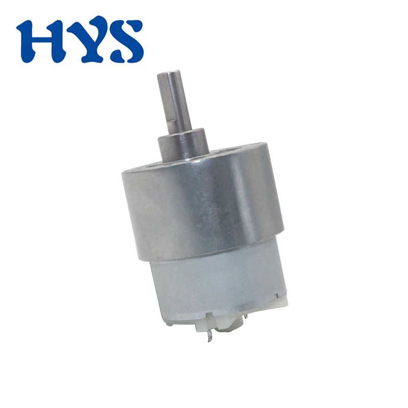 

HYS Gear DC Motor 6V 12V 24V High Torque Low speed 12 Volt Geared Motor Reducer Reversible Electric Motors 12 V Boat DIY toy