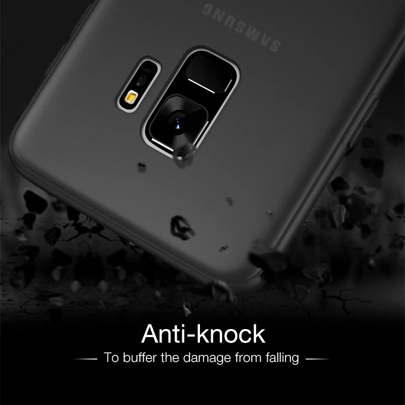 Ультратонкий Мягкий чехол 0 3 мм для телефона Samsung Galaxy S10 S9 S8 Plus матовая задняя