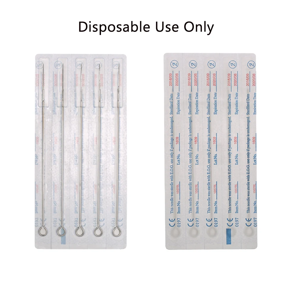 

100pcs Mixed Tattoo Needle Set Individual Package Stainless Steel Round Liner Disposable Professional Permanent Tattoo Tool Kit