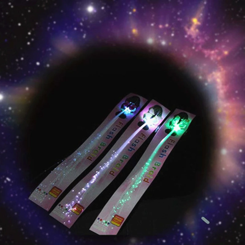 Светодиодная мигающая коса для волос светящаяся Люминесцентная шпилька новинка