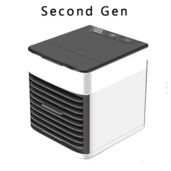 

USB Plug-In Summer Cooler Fan Mini Portable 3-Speed Desktop Dormitory W/ LED