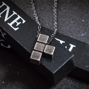 

men's necklace chain stainless steel necklace pendant accessories square stone pendant choker necklace for men jewelry the neck