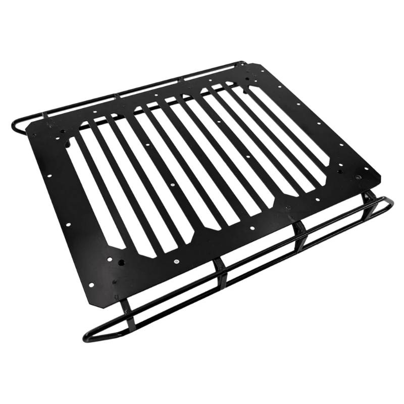 

RC Car Roof Metal Luggage Rack LED Spotlight Antiskid Plate for TRX4 TRX6 G63 RC Rock Crawler DIY Modified Accessories Parts