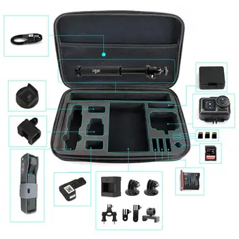 

Large Carrying Case High-density EVA Storage Bag Wear-resistant Breathable Storage Container for DJI OSMO Action Pocket