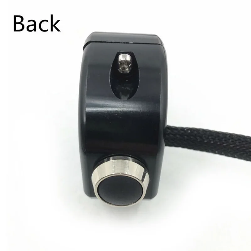 

12V Black CNC Motorcycle Handlebar Switch Button Latch Momentary Cafe Racer 120W