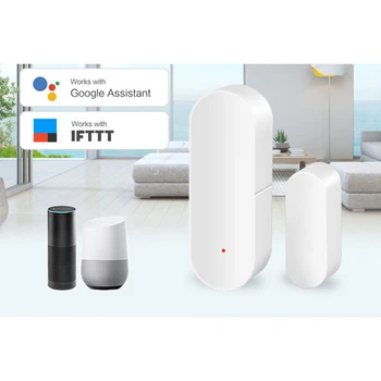 

Smart Door/Window Detector WiFi App TuYa Notification Alerts for Home Security Sensor Support Alexa Google Home