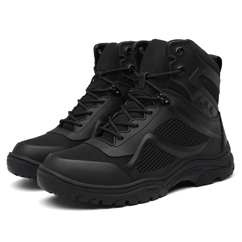Уличные мужские армейские ботинки мужские альпинистские тренировочные тактические ботинки походные дышащие сетчатые армейские Нескользящие износостойкие ботинки размер 46